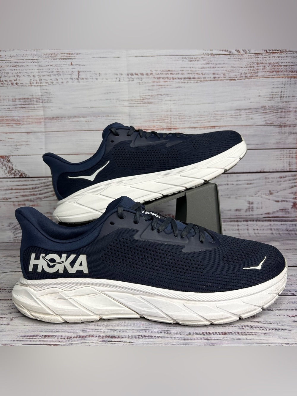 Hoka Arahi 7 Running Shoes Navy Blue Sneakers Men’s Size 12